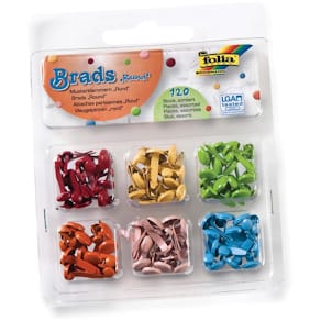 Splitpennen Folia Fantasie, rond, assortiment, 120 stuks