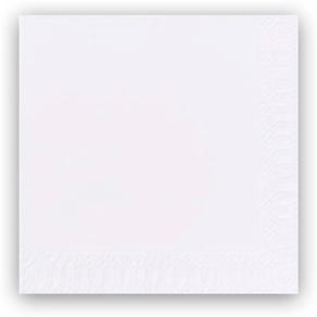 Frokostserviet Duni Ecoecho, 2-lags, hvid 33x33 cm, 1200 stk