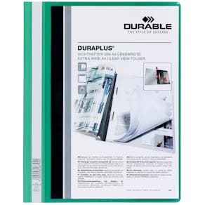 Schnellhefter Durable DURAPLUS, A4 Panorama, grün