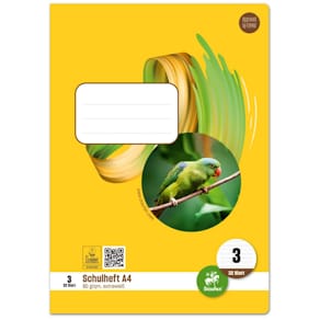 Schulheft Staufen Style, A4, 32 Blatt, Lineatur 3