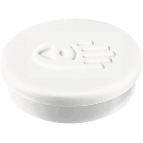 Magnetknappar LEGAMASTER 30mm vit 10/fp