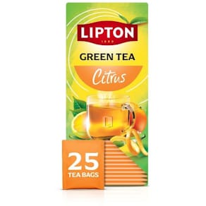 Thee Lipton Feel Good Selection, Groene thee citrus, doos van 25