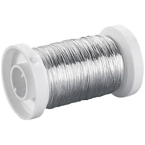 Blumendraht Knorr Prandell, 150 m, versilbert