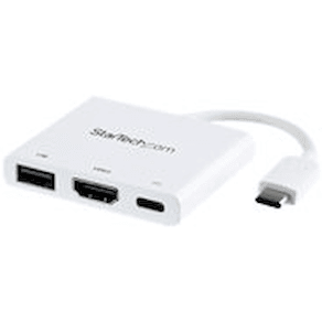 Startech USB-C multiportadapter med HDMI - USB 3.0-port - 60 W