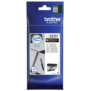 Bläckpatron BROTHER LC3237BK svart
