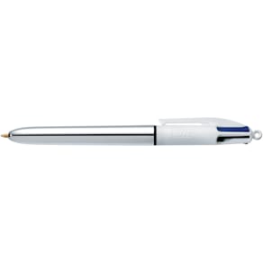 Vierfarbkugelschreiber BIC 4 Colours Shine, silber