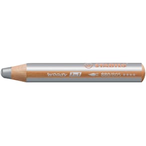 Aquarellfarbstift STABILO woody 3 in 1, silber