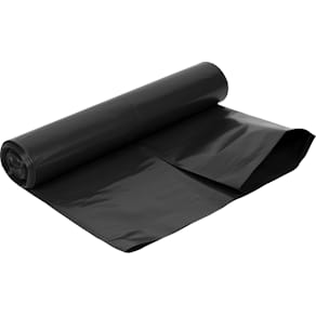 Plastsäck LD 160L 60my svart 10/rl