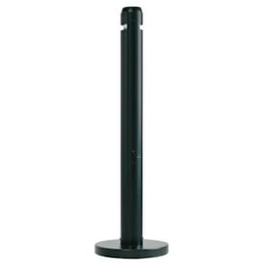 Zigarettenbehälter Rubbermaid Smokers' Pole, schwarz, 1040 mm