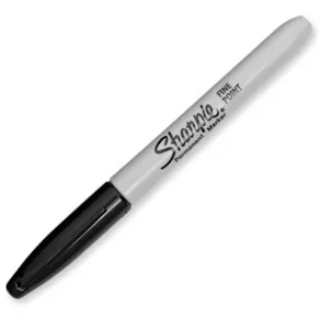 Märkpenna SHARPIE F svart v.pack 20+4/fp