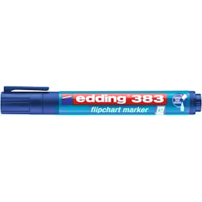 Flipchartmarker edding 383, 1–5 mm, blau