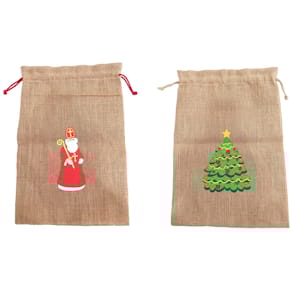 Jutesack DONAU, weihnachtlich, 35 x 50 cm