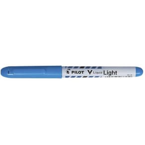 Tekstmarker Pilot V-Liquid 3,3 mm skrå, blå