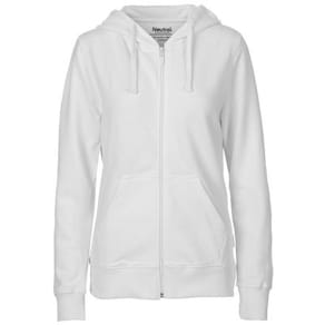 Hoodie zip NEUTRAL O83301 dam vit XS