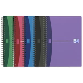 Notatbok OXFORD Urban A5 ruter ass frg