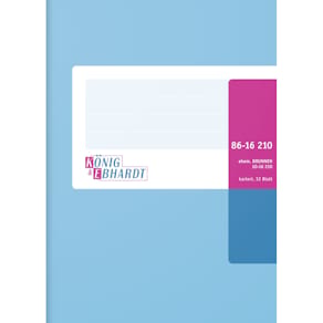 Geschäftsbuch König & Ebhardt, A6, 32 Blatt, kariert