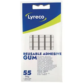 Häftmassa LYRECO 55 rutor 50G
