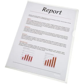 Plastlommer A4 transparent 85 µm, 100 stk