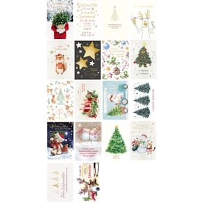 Weihnachtskarte HANRA, sortiert