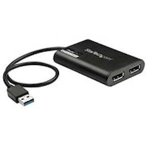 StarTech.com USB 3.0 till Dual DisplayPort-adapter - 4K 60 Hz
