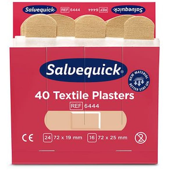 Plaster SALVEQUICK tekstil refill (40) 6frp