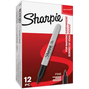 Märkpenna SHARPIE F svart