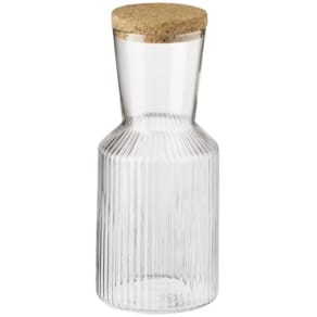 Glaskaraffe APS Lines, 0,5 l, mit Korkdeckel