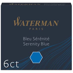 Tintenpatrone Waterman International, floridablau, 6 Stück