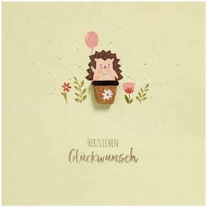 Geburtstagskarte PERLEBERG Moments Collection, bunt