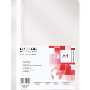 Snelhechtmap OFFICE products, wit, A4