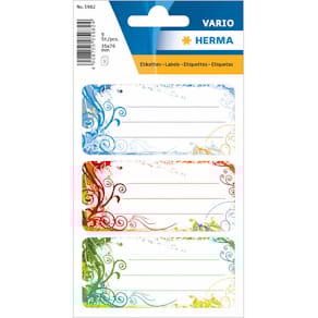 Buchetikett HERMA Spirit, 76 x 35 mm, sortiert
