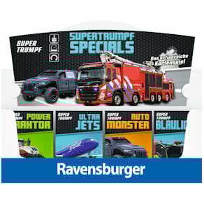 Kartenspiel Ravensburger Supertrumpf Specials, sortiert