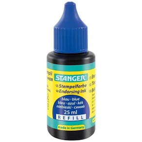 Stempelfarbe STANGER, ohne Öl, 25 ml, blau