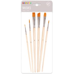 Penselsett PLAYBOX rund og flat (6)