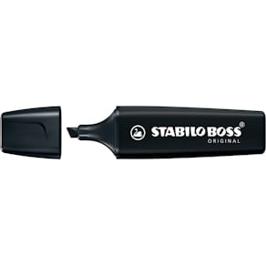 Textmarker STABILO BOSS ORIGINAL, schwarz, NatureCOLORS