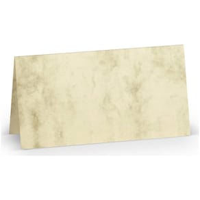 Tischkarte Rössler Paperado, chamois marmora