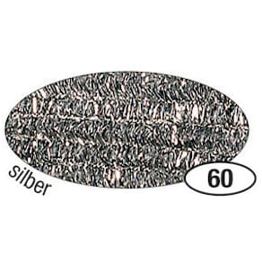 Chenilledraht Folia, 8 mm, 50 cm, 10 St., silber