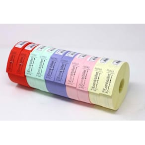 Entrebillet, NoName 30x63, Nummereret fra 1-10.000, lilla rulle