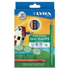 Farbstift LYRA Farb-Riese®, 12 Stück, lackiert