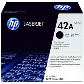 Lasertoner HP Nr. 42A, schwarz