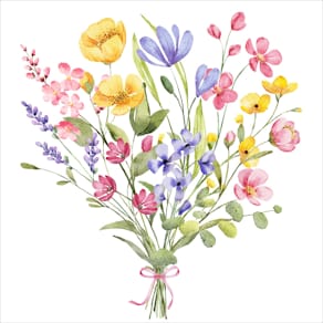 Motivserviette Atelier, 33 x 33 cm