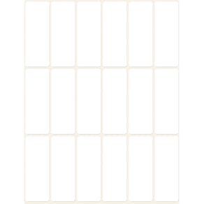 Vielzweck-Etiketten Avery Zweckform, 50 x 19 mm, 486 St., weiß