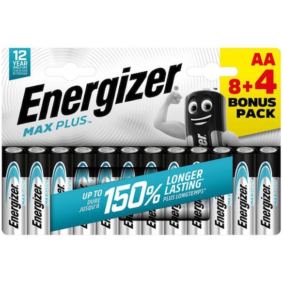 Batteri ENERGIZER Max Plus AA (12)