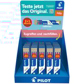 Tintenrollermine PILOT FriXion, 3 St., blau