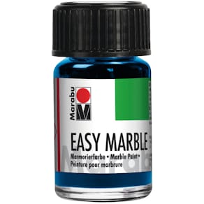 Marmorierfarbe Marabu easy marble, 15 ml, azurblau