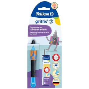 Bleistift Pelikan griffix, links, Neon Black