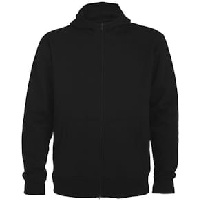 Hoodie zip ROLY Montblanc uni svart 3XL