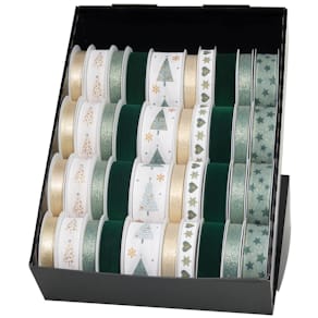 Zierbandpräsenter GOLDINA, 40-tlg., gold/grün