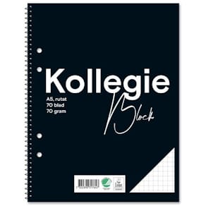 Kollegieblock FW A5 70g 70bl rut h