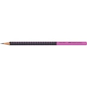 Bleistift Faber-Castell Grip 2001, HB, schwarz/pink